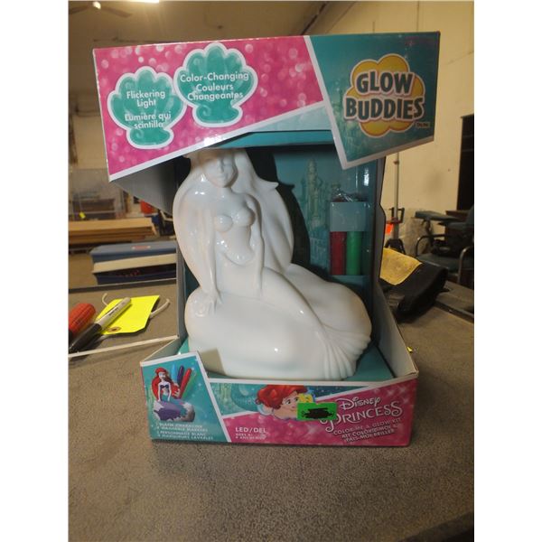 Disney Little Mermaid Color Me Glow Buddy Night Light