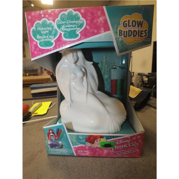 Disney Little Mermaid Color Me Glow Buddy Night Light