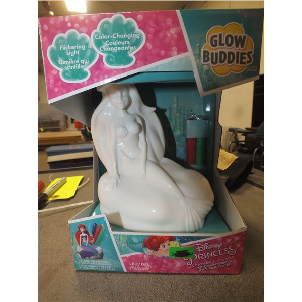 Disney Little Mermaid Color Me Glow Buddy Night Light