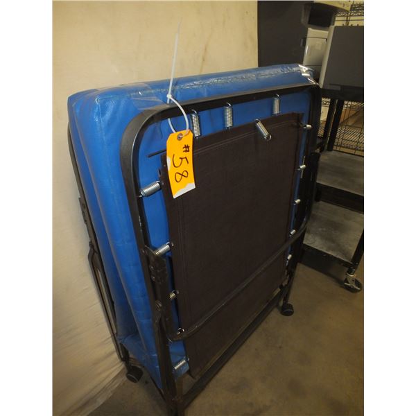 Folding Cott on wheels w/ Mattress