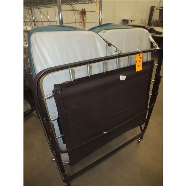 Folding Cott on wheels w/ Mattress