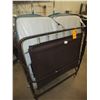 Image 1 : Folding Cott on wheels w/ Mattress