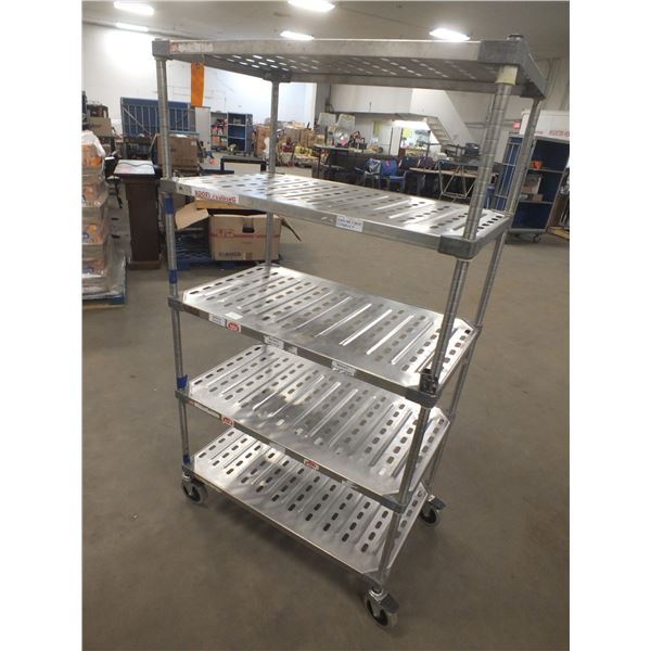 5 Tier Stainless Steel Cart On Wheels