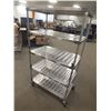 Image 1 : 5 Tier Stainless Steel Cart On Wheels
