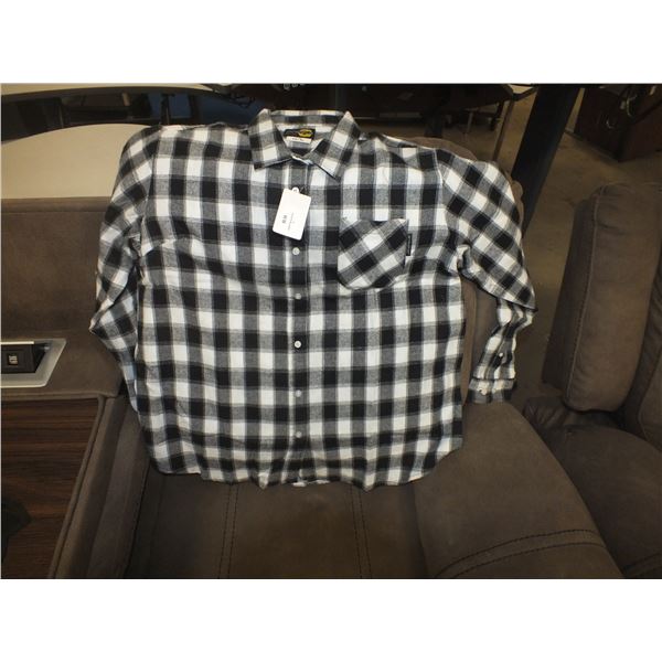Two X-small Women's Plaid Style Flannel Long Sleaved Shirts