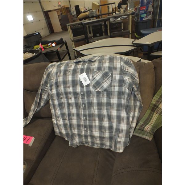 Two small Women's Plaid Style Flannel Long Sleaved Shirts