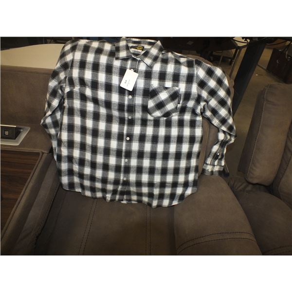 Two Large Women's Plaid Style Flannel Long Sleaved Shirts