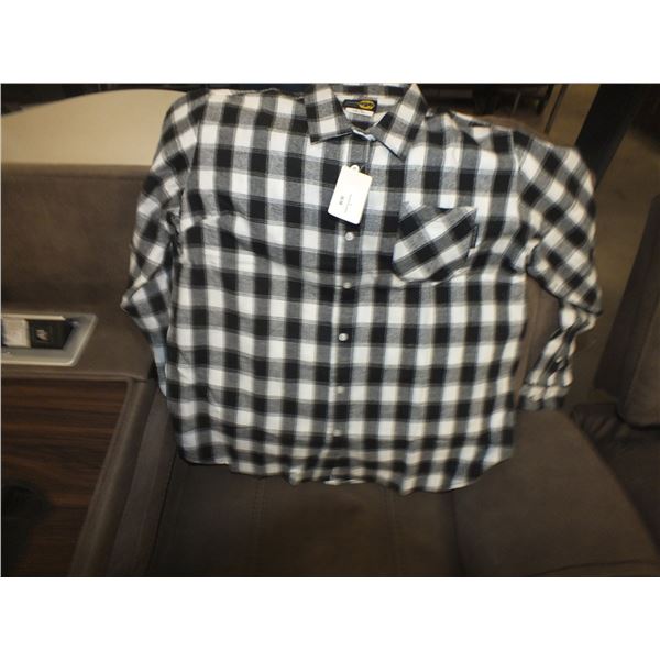 Two X-Large Women's Plaid Style Flannel Long Sleaved Shirts