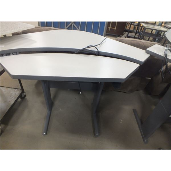 Two Electric Adjustable Desks