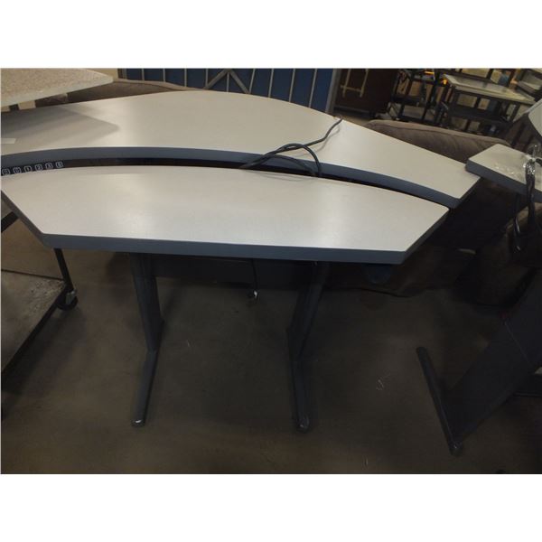 Two Electric Adjustable Desks