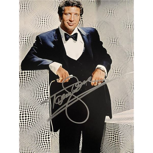 Tom Jones signed photo