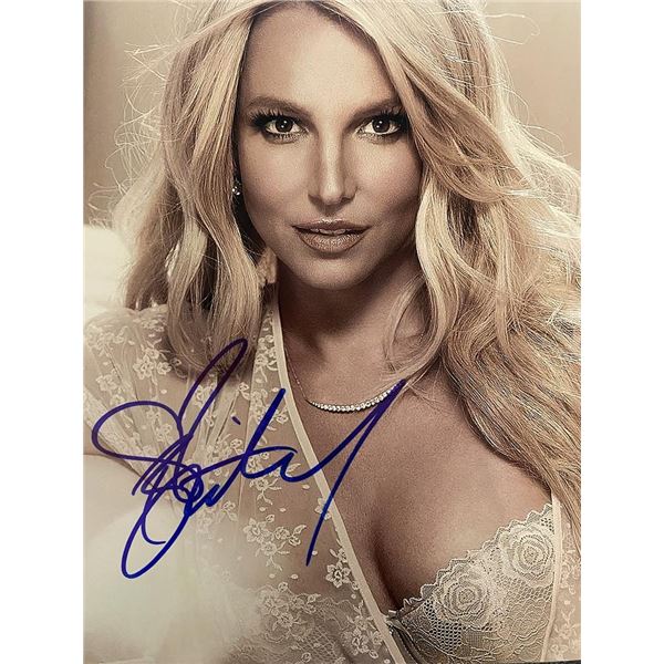 Britney Spears signed photo. 8x10 inches