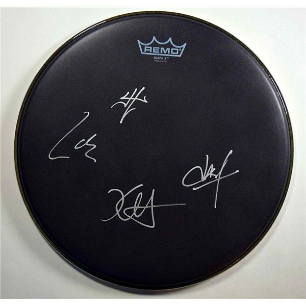 Metallica signed drum head