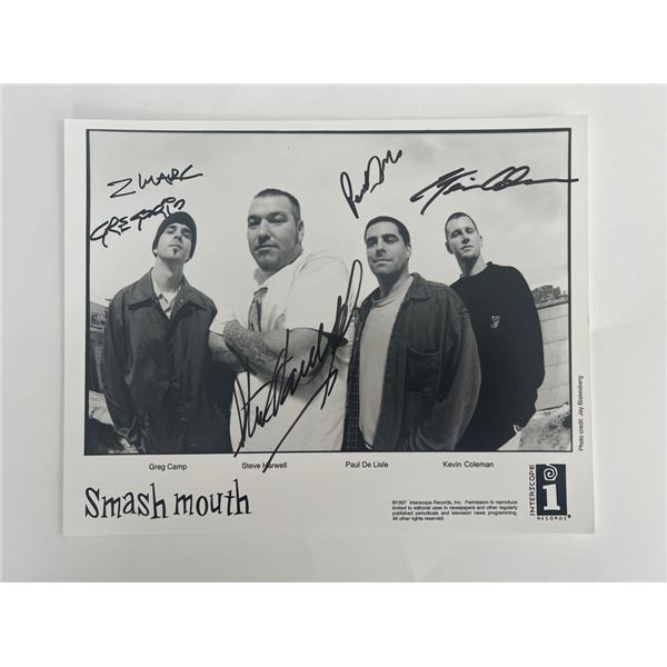 Smash Mouth signed photo
