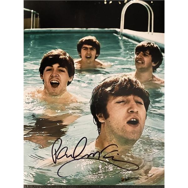 Paul McCartney signed photo