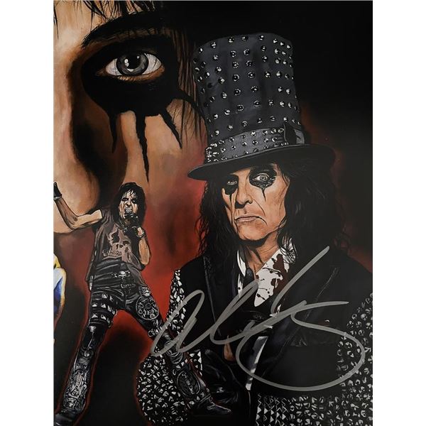 Alice Cooper signed photo