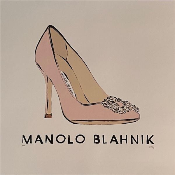 Limited Edition Fairchild Paris Manolo Blahnik Numbered Art Print