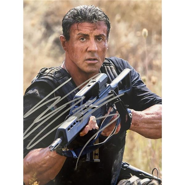 The Expendables Sylvester Stallone signed photo