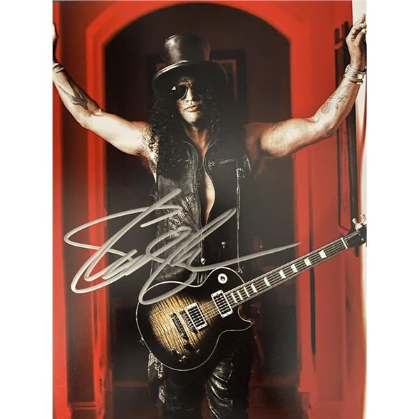 Guns N Roses Slash signed photo