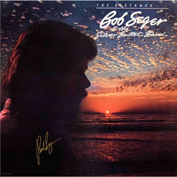 Bob Seger signed The Distance album