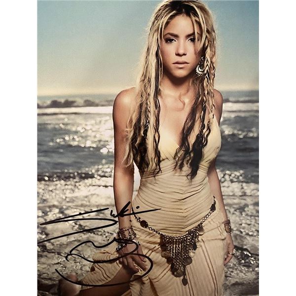 Singer Shakira signed photo