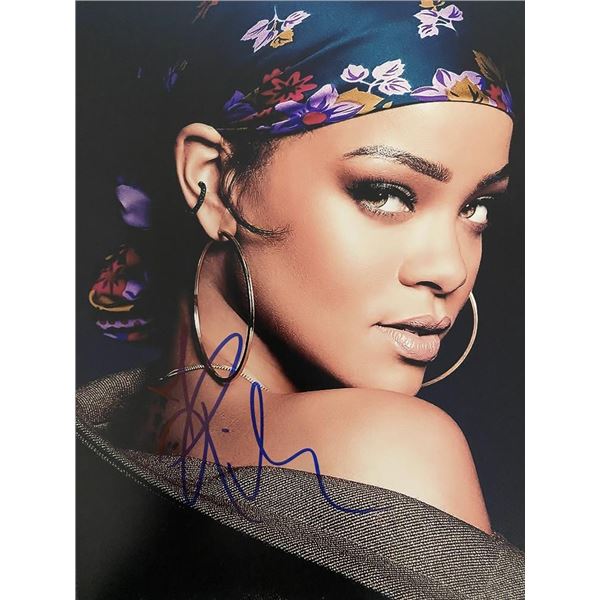 Rihanna signed photo