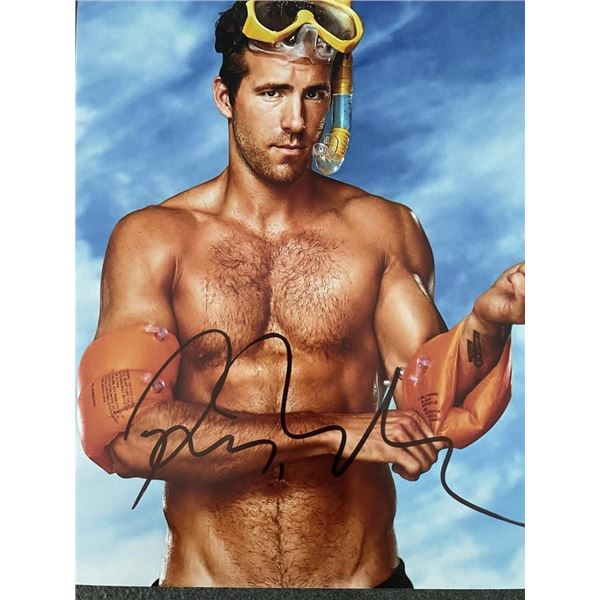 Ryan Reynolds signed photo