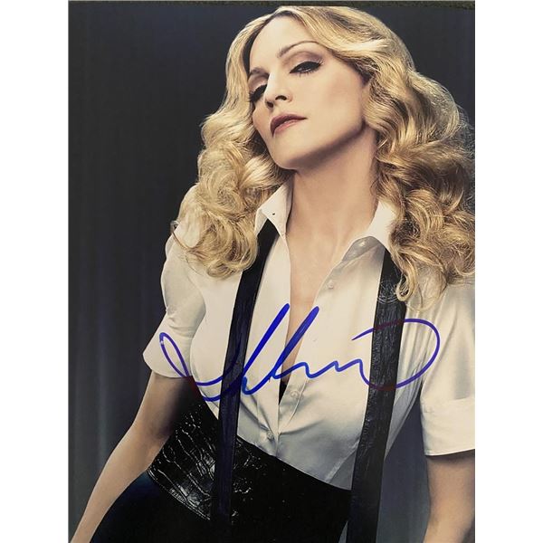 Madonna signed photo