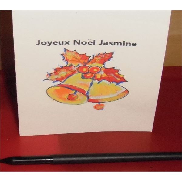 You desire which co or email address or name on one card?-quelle adresse de courriel, nom d'aff