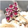Image 4 : Nostalgic Navette Ruby Cluster Ring