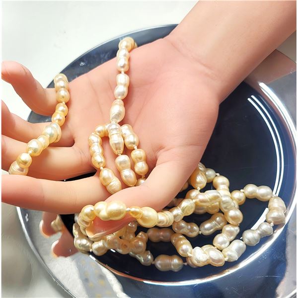 Endless Strand Golden Peach-Spritz Peanut Pearls