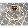 Image 6 : Heart-Shape Genuine Ruby & Diamond Sweetheart Ring