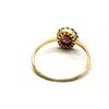 Image 7 : Petite and Minimalist Pink Tourmaline and Diamond Halo Ring