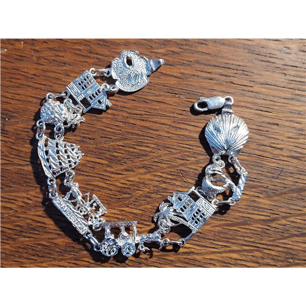 Charleston SC-Themed Historic Landmarks Bracelet