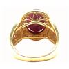 Image 8 : Bold And - Or Chunky Ruby and Diamond Swirl Ring