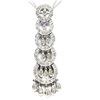 Image 9 : Graduating Concentric Circle Diamond Chandelier Necklace