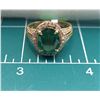 Image 9 : Emerald and Diamond Ring 18K