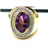Image 10 : Bold 8 Carat Amethyst and Diamond Ring