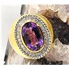 Image 3 : Bold 8 Carat Amethyst and Diamond Ring