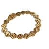 Image 1 : Woven Mesh Link TriColor Asymmetric Heavy Bracelet