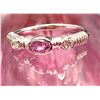 Image 1 : White Gold Pink Sapphire and Diamond Stacker Ring
