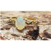 Image 7 : Graceful Ethiopian Opal and Diamond Petite Ring