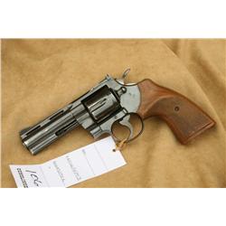 COLT PYTHON, 357 CAL, 4 IN, SHOWS SOME HOLSTER  WEAR, COMES W HOLSTER (H)A4743, 20906