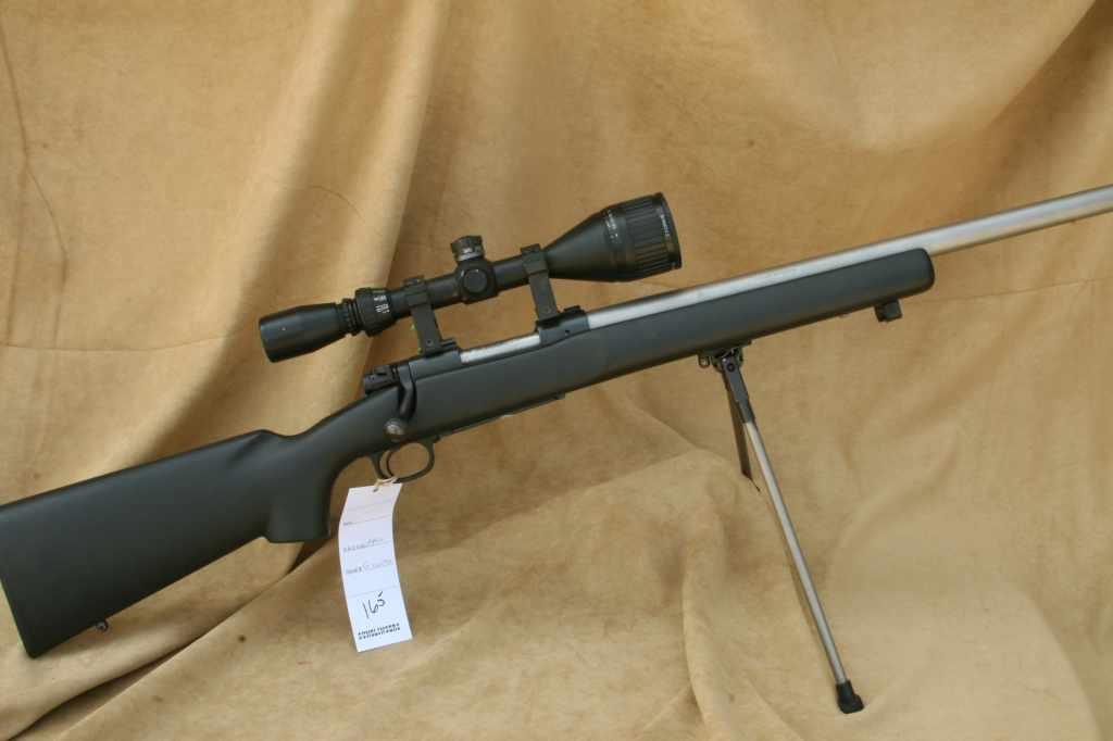WINCHESTER MODEL 70 TARGET, 22250 CAL FACTORY HEAVY BARREL, WITH SCOPE