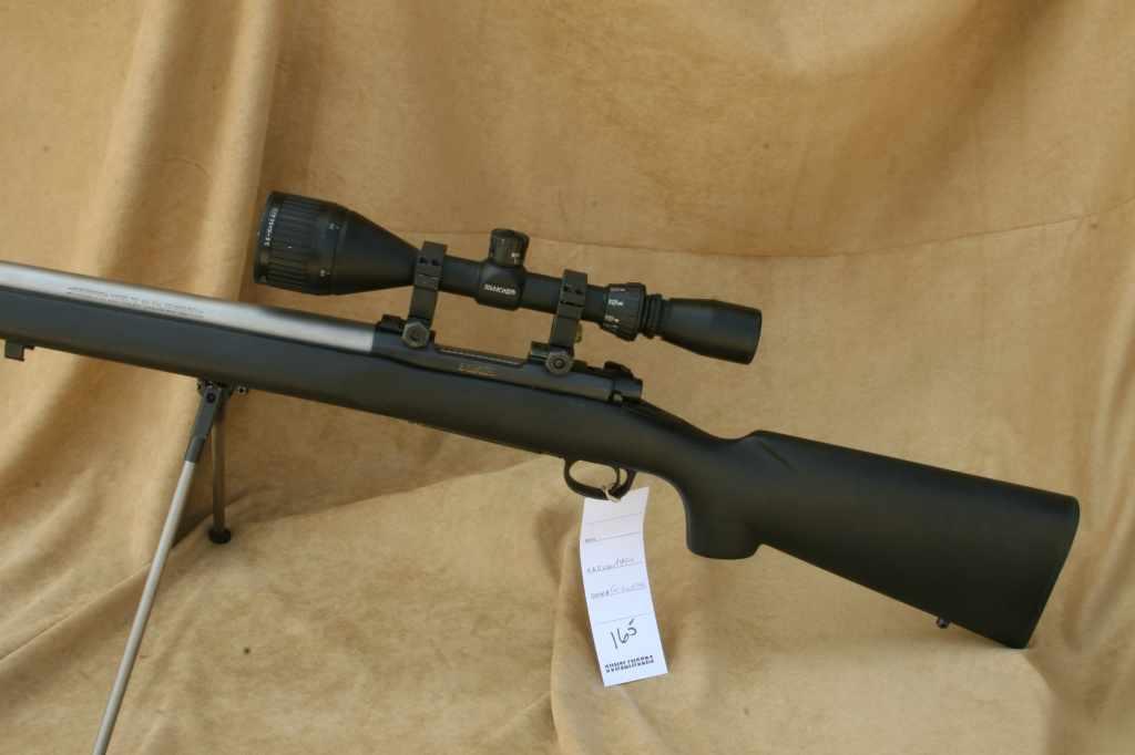 WINCHESTER MODEL 70 TARGET, 22250 CAL FACTORY HEAVY BARREL, WITH SCOPE