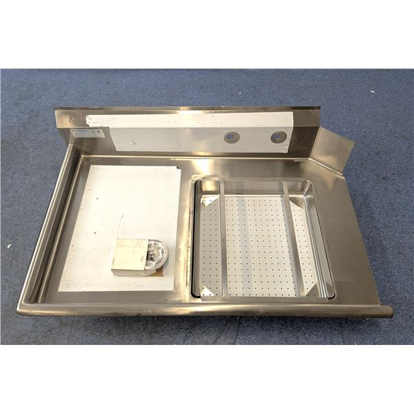 Thorinox TSDT-3048-L 30" x 48" Left Soiled Dish Table Top W/Basket