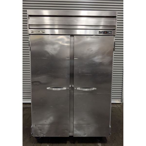 Beverage Air ER48-1AS 52" Double Door Stainless Cooler