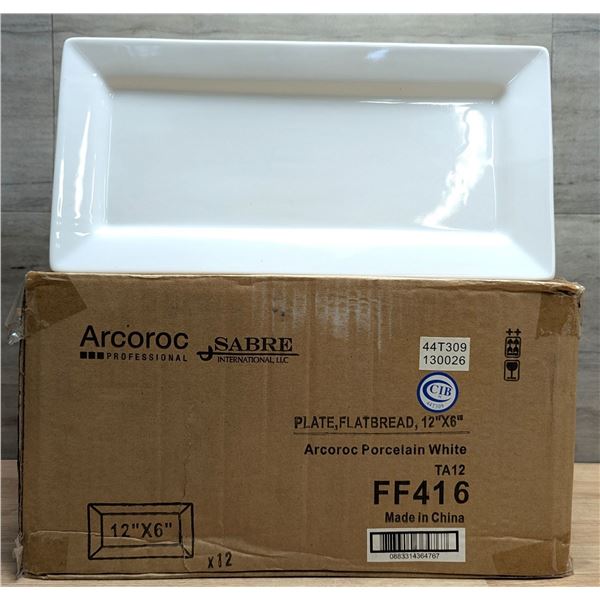 12" x 6" Platters, Arcoroc FF416 - Lot of 12