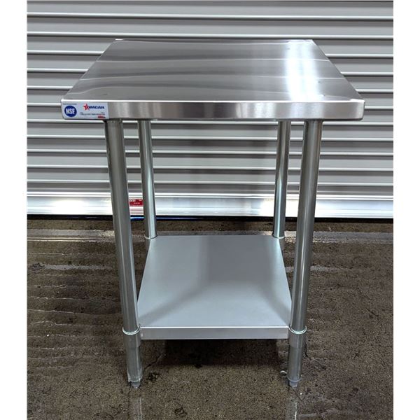 24" x 24" Stainless Steel Work Table, Omcan 22063