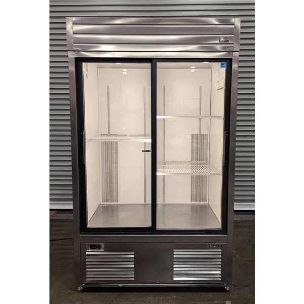 Habco SE42SXG 47" Double Sliding Door Glass Cooler